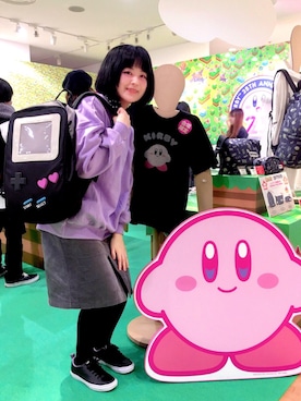 「SPINNS（スピンズ）のアイテム（バックパック/リュック）」を使った、よるねこねるよさん（レディース・163cm）の冬コーディネート