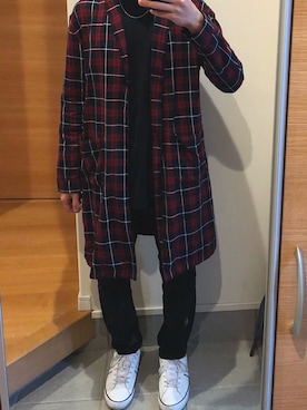 「Confirm（コンファーム）のアイテム（その他アウター）」を使った、H.romin8さん（メンズ・171cm）の春コーディネート