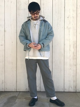 「SIERRA DESIGNS（シェラデザイン）のアイテム（その他アウター）」を使った、でーひーさん（メンズ・173cm）の春コーディネート
