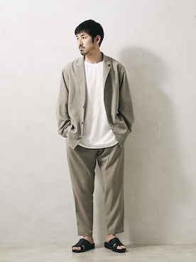 でーひーさん（メンズ・173cm）の春コーディネート