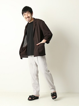 「BENCH（ベンチ）のアイテム」を使った、でーひーさん（メンズ・173cm）の春コーディネート