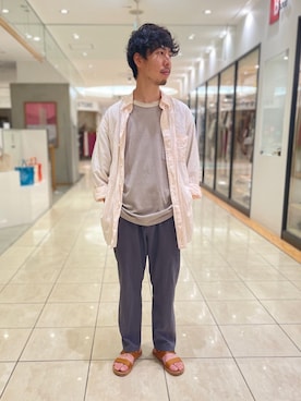 「K.JACQUES（ケイジャック）のアイテム」を使った、KUROSAWA さん（メンズ・170cm）の春コーディネート