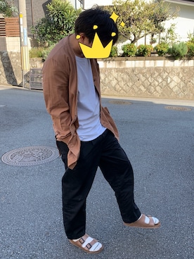 「Fraizzoli（フライツォーリ）のアイテム」を使った、ttron(相互)さん（メンズ・180cm）の秋コーディネート