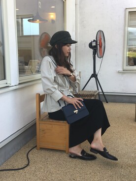 「LILY BROWN（リリーブラウン）のアイテム（帽子）」を使った、ゆ さん（レディース・155cm）の秋コーディネート
