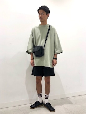 「アイテム（バッグ）」を使った、たろーさん（メンズ・183cm）の春コーディネート