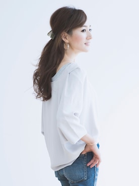 Ange Bloomさん（レディース・157cm）の冬コーディネート