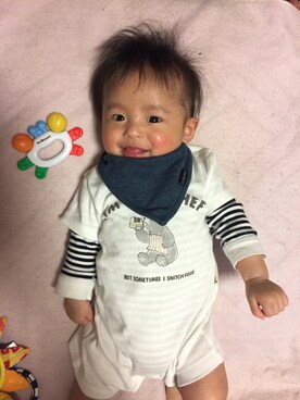 Ren☆さんの（gelato pique Baby＆Kids | ジェラートピケ　ベイビーアンドキッズ）を使ったコーディネート