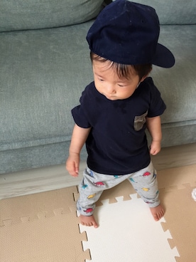 「babygap」｜「アイテム（その他トップス）」を使った、Ren☆さん（キッズ・70cm）の秋コーディネート