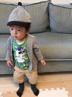 Ren☆さん（キッズ・70cm）の秋コーディネート