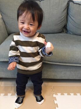 Ren☆さん（キッズ・70cm）の秋コーディネート