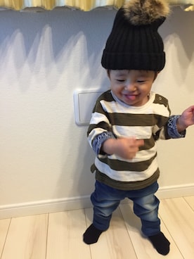 Ren☆さん（キッズ・70cm）の秋コーディネート