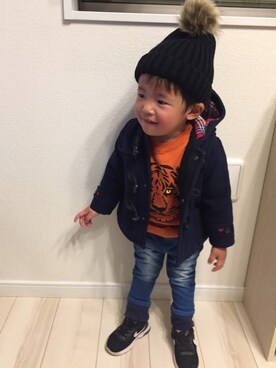 Ren☆さん（キッズ・80cm）の冬コーディネート