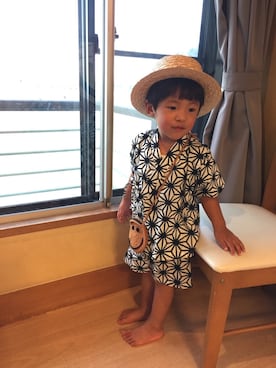 「お祭り」｜「アイテム（その他）」を使った、Ren☆さん（キッズ・80cm）の秋コーディネート