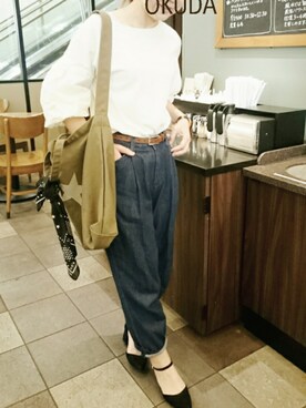 Oku-chanさん（レディース・158cm）の秋コーディネート