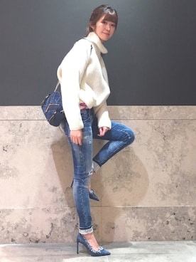 ナツミ@DIESEL岡山さん(レディース・161cm)の冬コーディネート