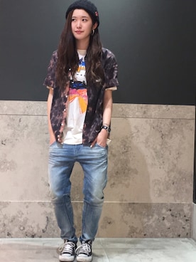 ナツミ@DIESEL岡山さん（レディース・162cm）の春コーディネート