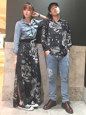 ナツミ@DIESEL岡山さん（レディース・162cm）の春コーディネート