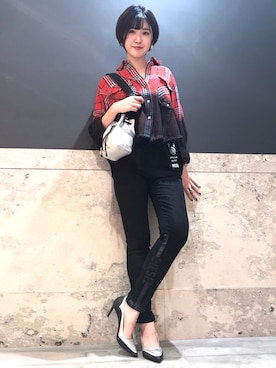 ナツミ@DIESEL岡山さん（レディース・163cm）の夏コーディネート