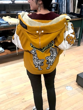 「ディーゼル」｜「アイテム（その他アウター）」を使った、ナツミ@DIESEL岡山さん（レディース・162cm）の秋コーディネート