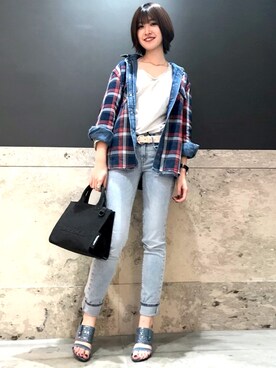 ナツミ@DIESEL岡山さん（レディース・162cm）の春コーディネート