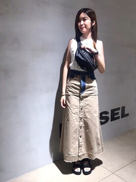 ナツミ@DIESEL岡山さん(レディース・162cm)の夏コーディネート