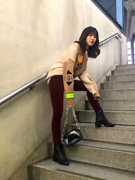 ナツミ@DIESEL岡山さん(レディース・162cm)の秋コーディネート