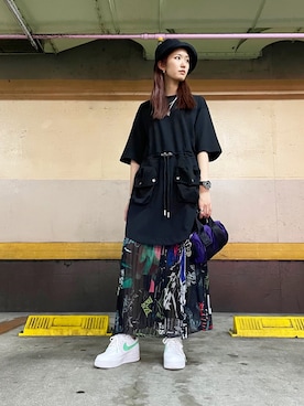 ナツミ@DIESEL岡山さん（レディース・161cm）の夏コーディネート