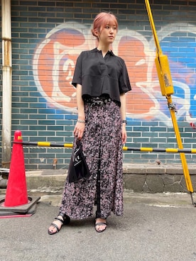 ナツミ@DIESEL岡山さん（レディース・161cm）の夏コーディネート