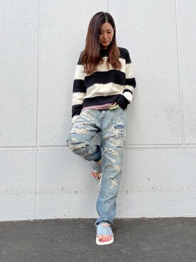 ナツミ@DIESEL岡山さん(レディース・161cm)の夏コーディネート