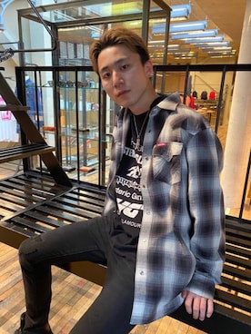 atさん（メンズ・178cm）の春コーディネート