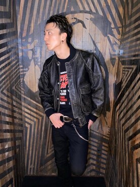 「90'sコーデ」｜atさん（メンズ・178cm）の秋コーディネート