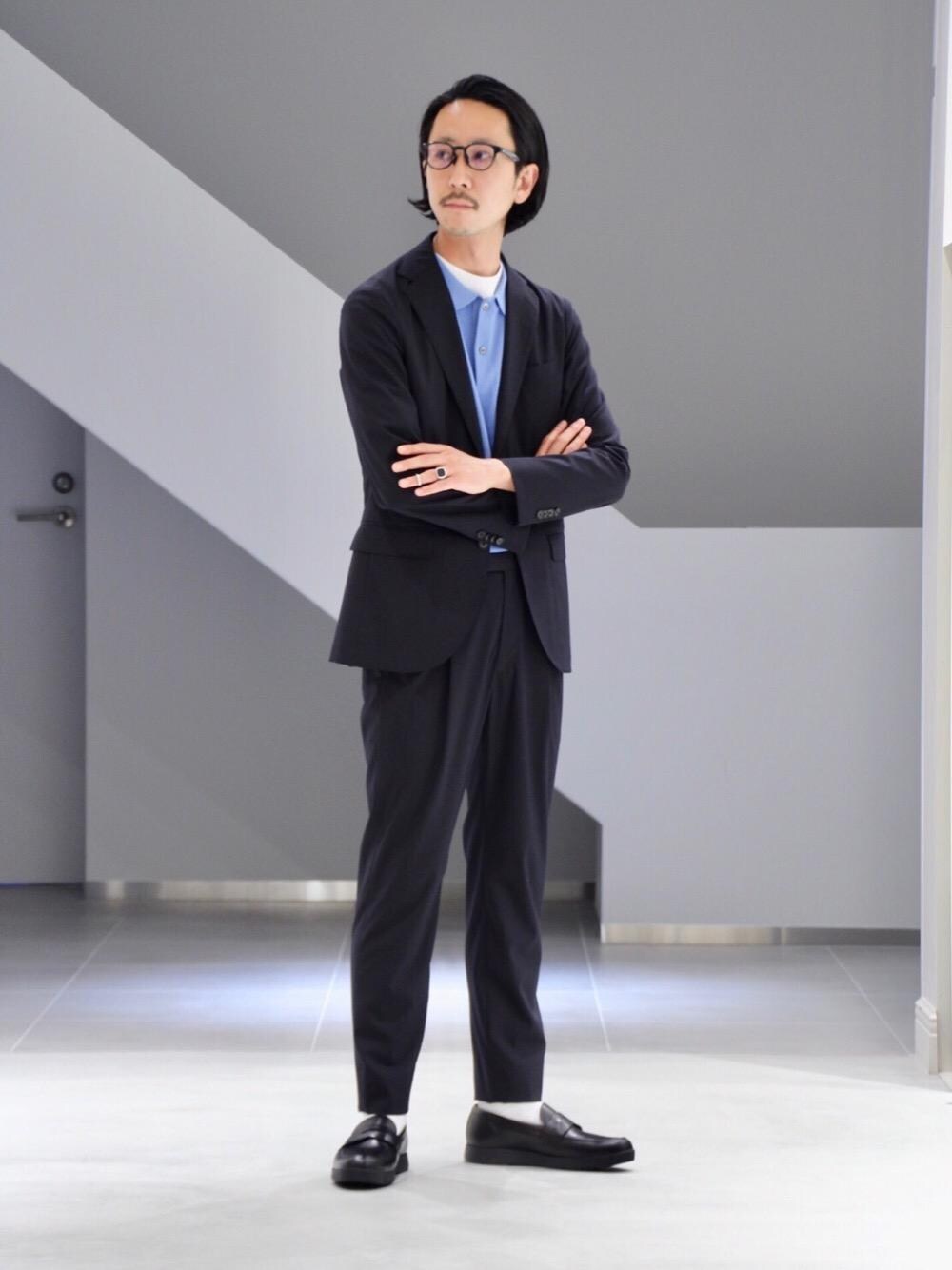 「CONVERSE ALL STARの＜CONVERSE（コンバース）＞ A/STAR HI/スニーカー（スニーカー、ホワイト系）」を使った、YAGIさん（メンズ・180cm）の春コーディネートの1枚目の写真