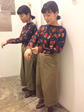 bulle de savonさん（レディース・158cm）の冬コーディネート