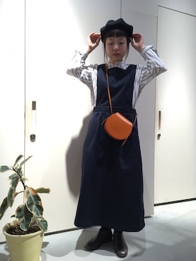 「yuni（ユニ　）のアイテム」を使った、bulle de savonさん（レディース・158cm）の冬コーディネート