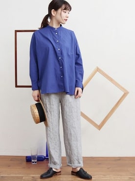 「yuni」｜「アイテム（スリッポン）」を使った、bulle de savonさん（レディース・158cm）の冬コーディネート