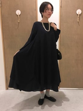 「yuni」｜「アイテム（アクセサリー）」を使った、bulle de savonさん（レディース・158cm）の冬コーディネート