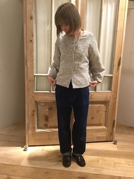 「Lene（レネ）のアイテム」を使った、bulle de savonさん（レディース・158cm）の春コーディネート