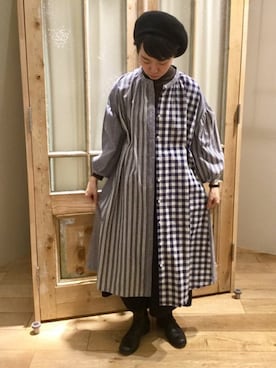 「Lene（レネ）のアイテム」を使った、bulle de savonさん（レディース・158cm）の春コーディネート