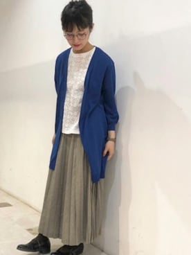 「Lene（レネ）のアイテム」を使った、bulle de savonさん（レディース・158cm）の夏コーディネート