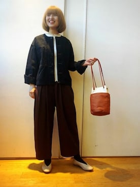 「yuni」｜「アイテム（ジャケット/アウター）」を使った、bulle de savonさん（レディース・158cm）の夏コーディネート