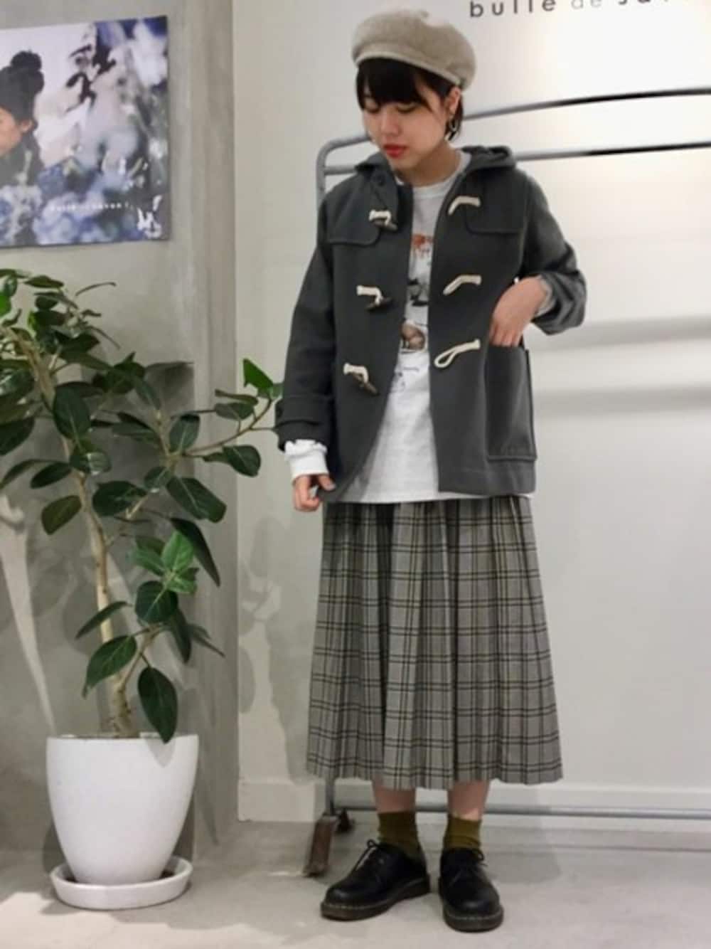 bulle de savon(bulle de savon アトリエ)｜yuniのダッフルコートを