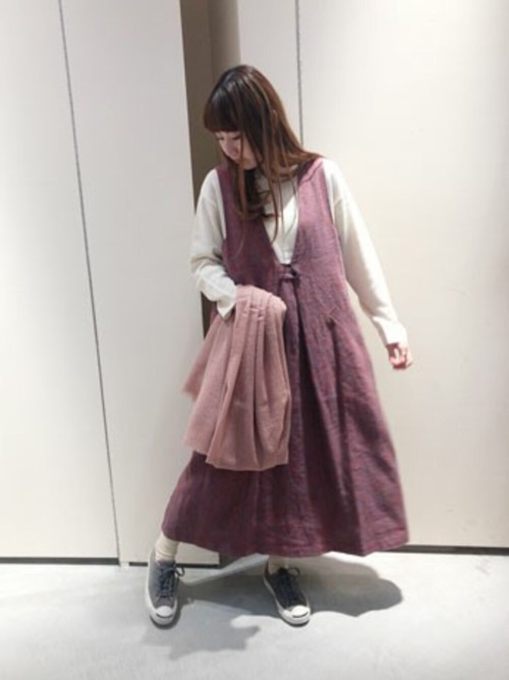 bulle de savon（ビュルデサボン）の「◇麻起毛 大きなタックス