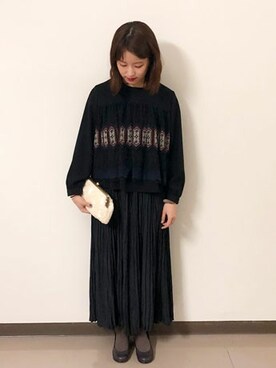 bulle de savonさん（レディース・158cm）の冬コーディネート