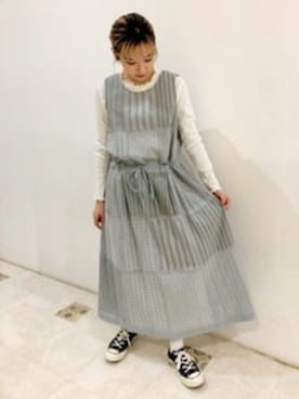 「Lene（レネ）のアイテム」を使った、bulle de savonさん（レディース・158cm）の冬コーディネート