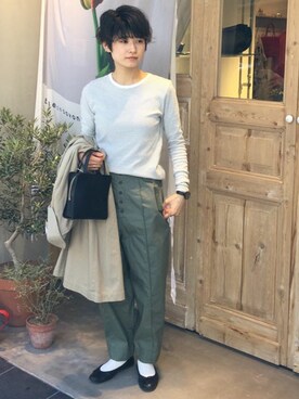 bulle de savonさん（レディース・158cm）の春コーディネート