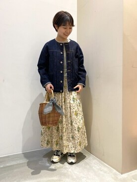 「Lene（レネ）のアイテム」を使った、bulle de savonさん（レディース・149cm）の夏コーディネート