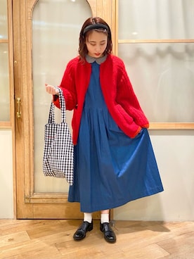 「Lene（レネ）のアイテム」を使った、bulle de savonさん（レディース・165cm）の秋コーディネート