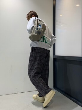 スウェットを使った ワンマイルウェア のメンズ人気ファッションコーディネート Wear