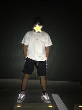 「STAMPD（スタンプド）のアイテム（帽子）」を使った、yzさん（メンズ・165cm）の夏コーディネート