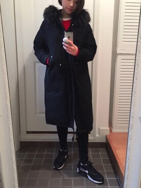 「Darkvictory（ダークビクトリー）のアイテム」を使った、まるぴさん（レディース・165cm）の冬コーディネート